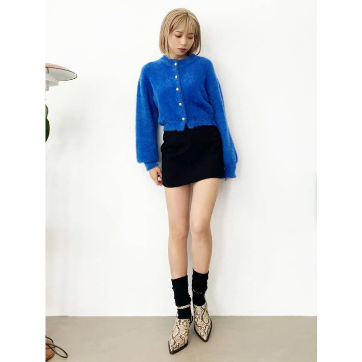 【関税込み】WOOYOUNGMI ブルー ラップ ミニスカート ラップミニスカート[品番：MKSW0047219]｜EMODA（エモダ）の
