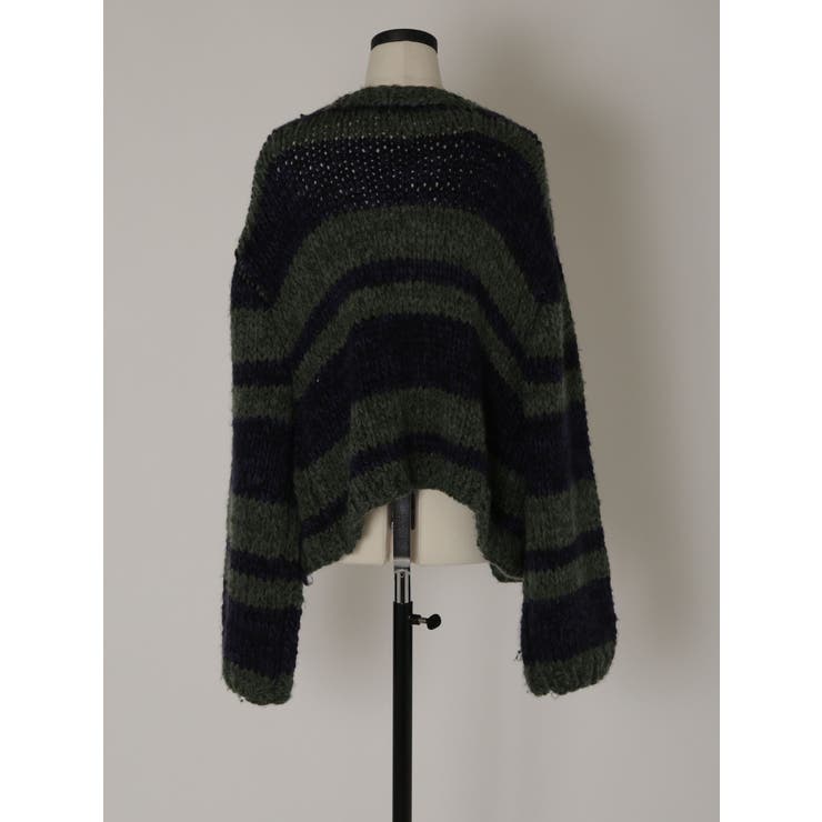 VEQUM HAND KNIT CARDIGANカーディガン ミチ着用 VEQUM】HAND KNIT CARDIGAN[品番：MKSW0048032]｜EMODA（エモダ