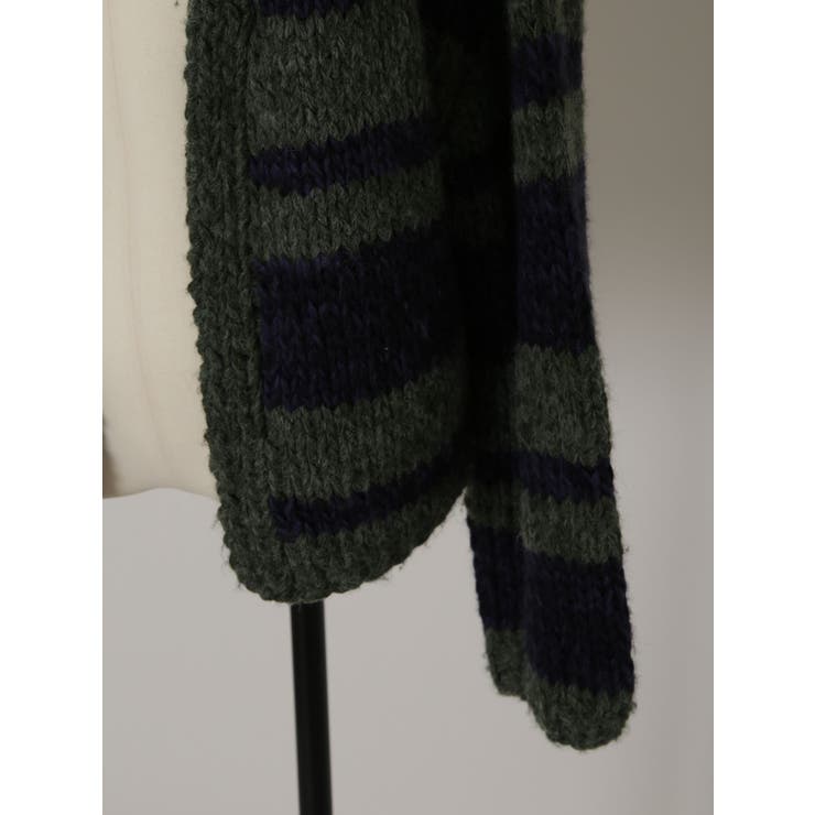 VEQUM HAND KNIT CARDIGANカーディガン ミチ着用 VEQUM】HAND KNIT CARDIGAN[品番：MKSW0048032]｜EMODA（エモダ