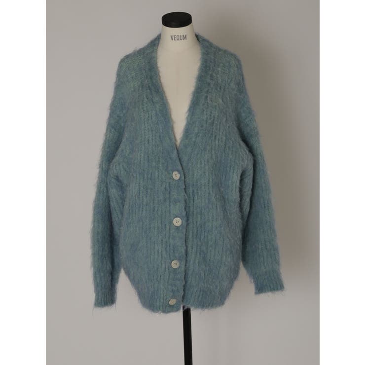 送料無料商品激安 VEQUM FLUFFY MIX KNIT CARDIGAN | ferndaledowntown.com