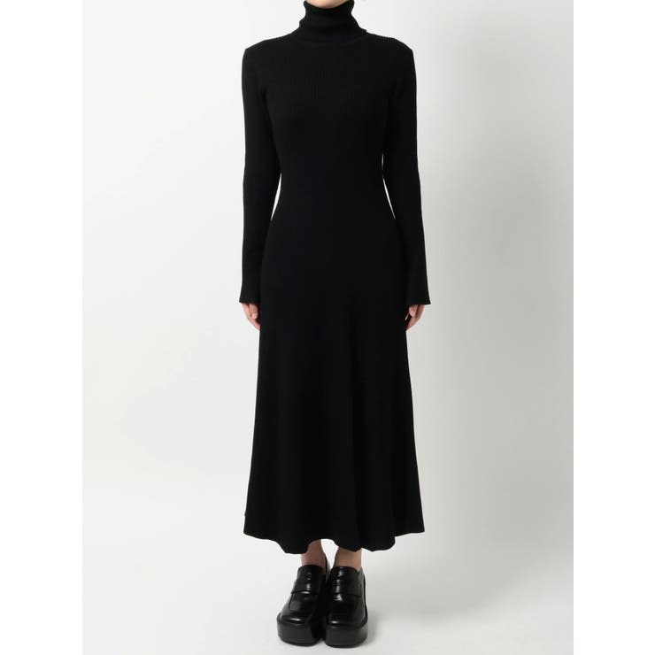 ペケたん様7点❤️♡EMODA♡ほぼ未使用∂ニットワンピース 黒 長袖 ニットワンピース レディース 可愛い 服 秋 服 ハーフハイネック