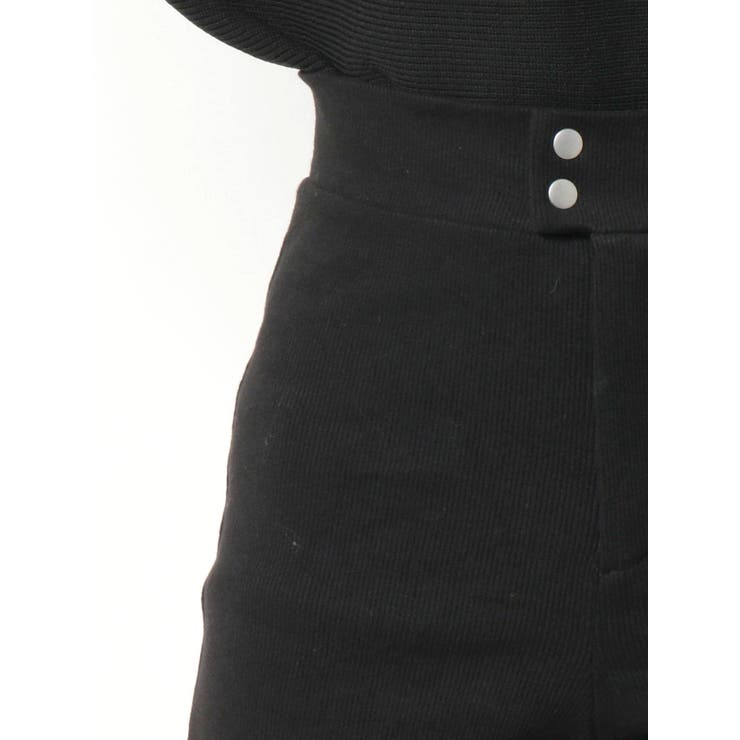 リブフレアダブルボタンパンツ[品番：MKSW0048043]｜EMODA（エモダ）の
