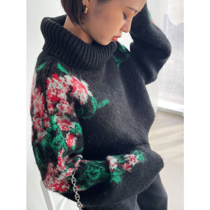 WEB限定】クロップモヘアニット[品番：MKSW0047938]｜EMODA