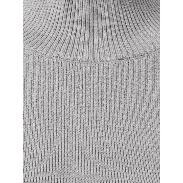 さらにお値下げ！新品▪︎エルミダ▪︎異素材、麻混ツインニット▪︎38 クラッシュオーバーニットベスト[品番：MKSW0047231]｜EMODA