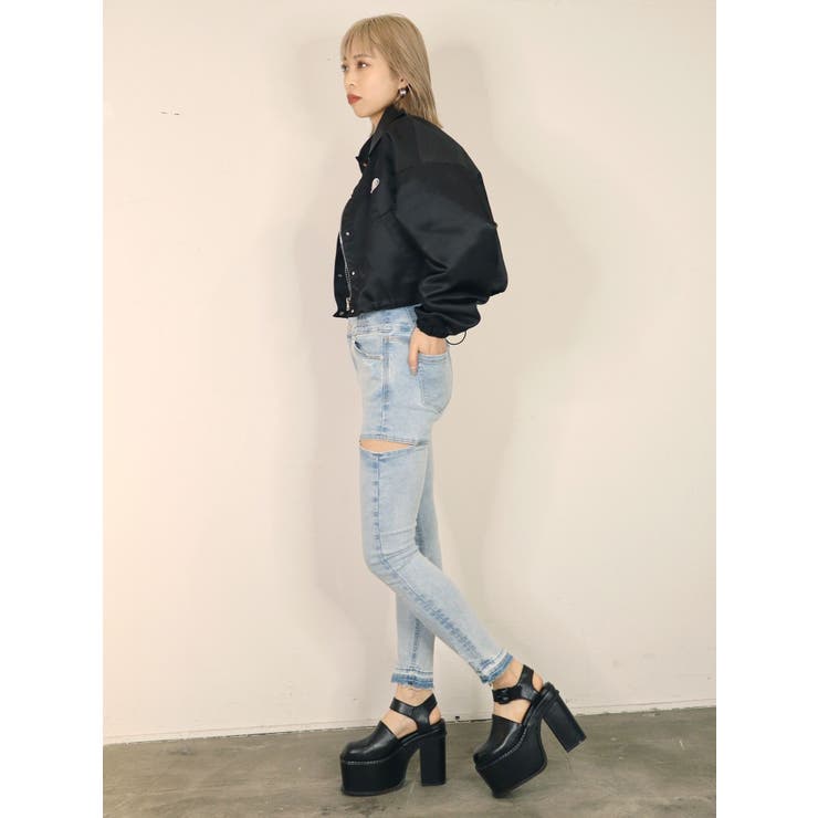 EMODA（エモダ）の「ナイロンショートブルゾン（ブルゾン）」 - WEAR