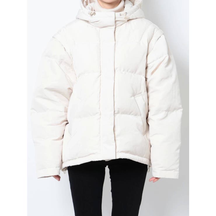 2WAYオーバーフードダウン[品番：MKSW0048161]｜EMODA（エモダ）の