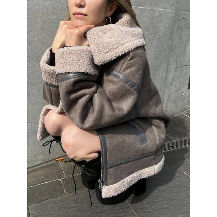 EMODA（エモダ）の「オーバーカラーB-3（ブルゾン）」 - WEAR