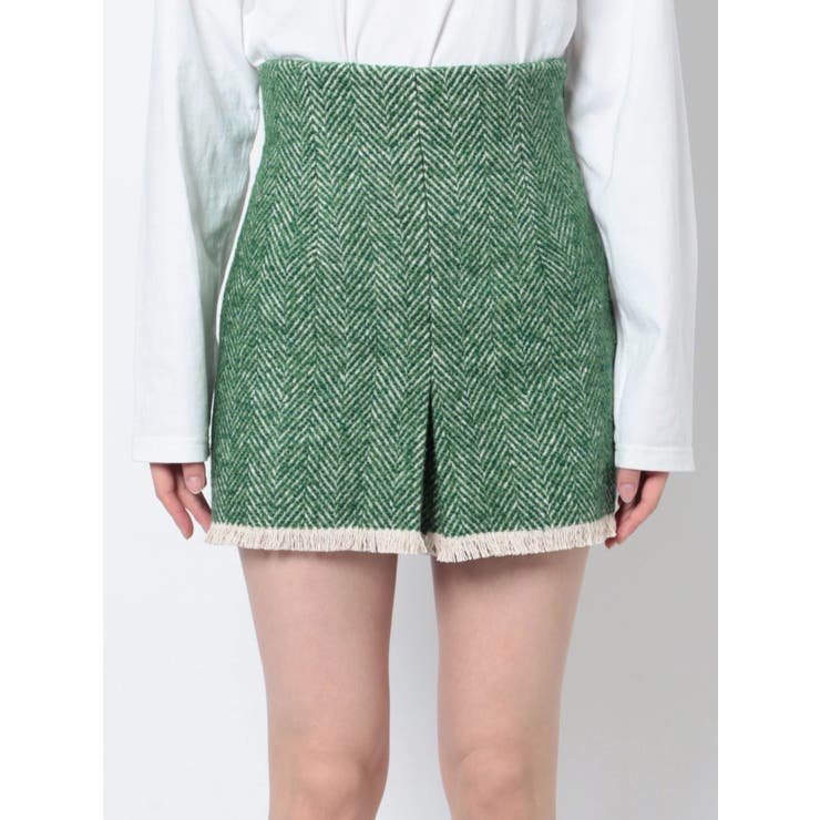 スカート UND TWEED WORK DETAIL SKIRT UND TWEED WORK DETAIL SKIRT