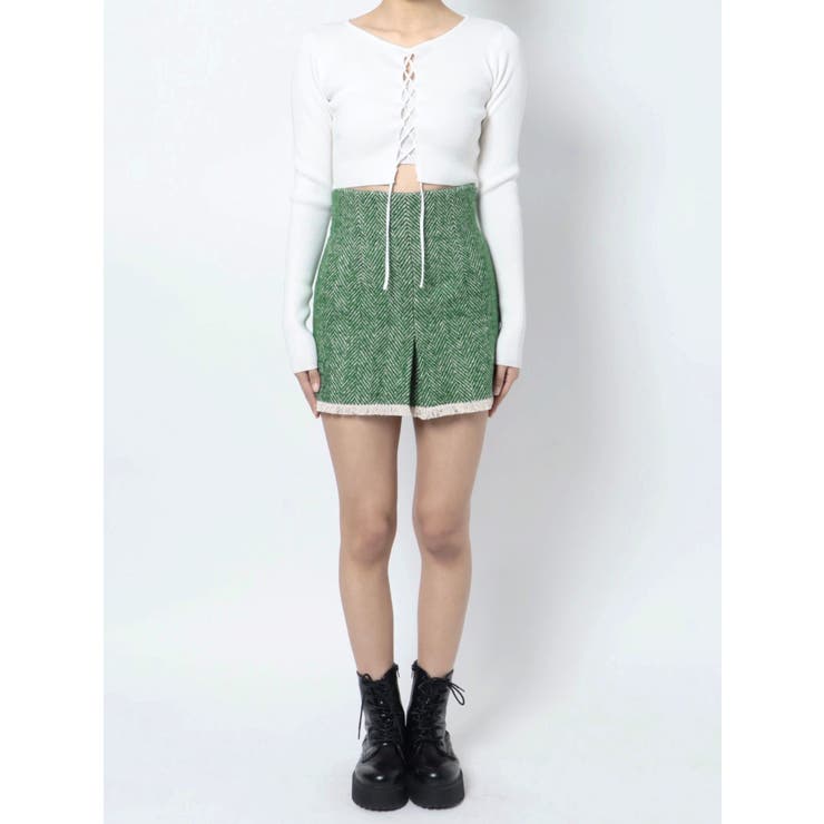 TWEED TUCK MINI SK[品番：MKSW0049672]｜EMODA（エモダ）の