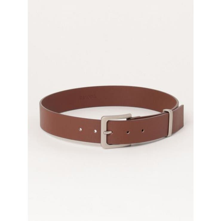 ブラウン | SQUARE BUCKLE BELT | EMODA