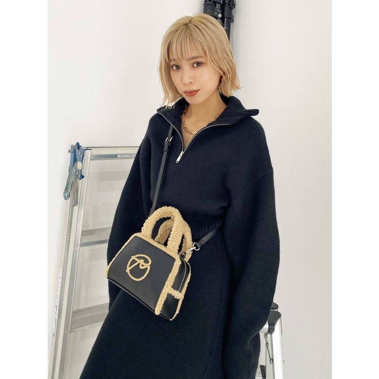 ロゴフェイクムートンバッグ[品番：MKSW0048228]｜EMODA（エモダ）の