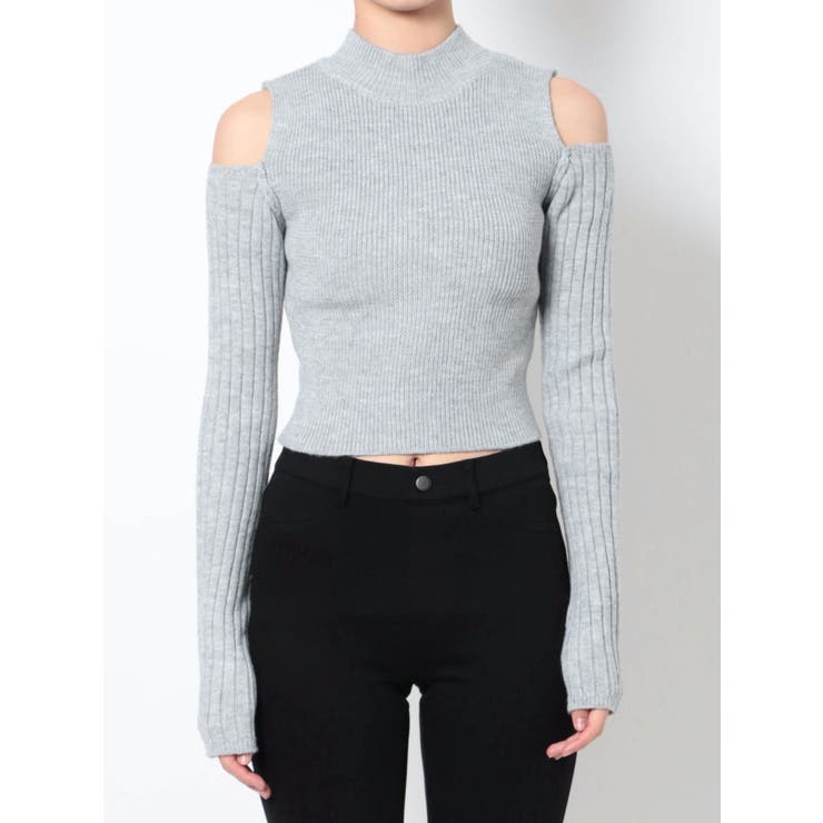 さらにお値下げ！新品▪︎エルミダ▪︎異素材、麻混ツインニット▪︎38 クラッシュオーバーニットベスト[品番：MKSW0047231]｜EMODA