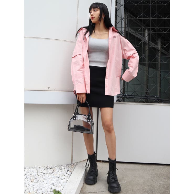まりもりも窓♡新品 ジャケット ハート柄フリル M ポケットフリルツイードジレ【宅配便】 | Fit more