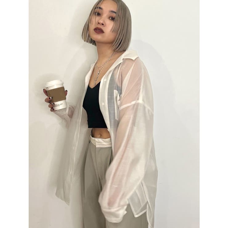 エアリールーズシャツ | EMODA | 詳細画像23 