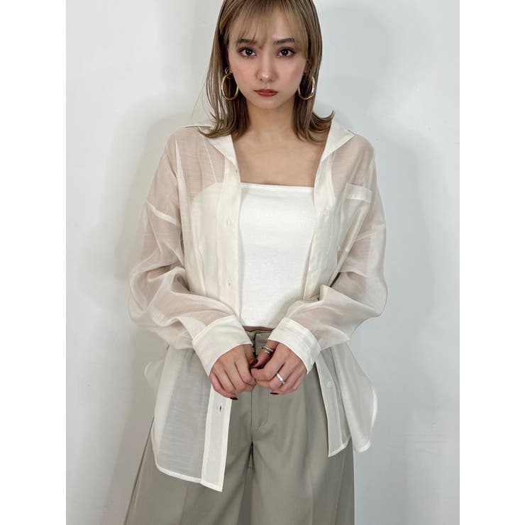 エアリールーズシャツ | EMODA | 詳細画像26 