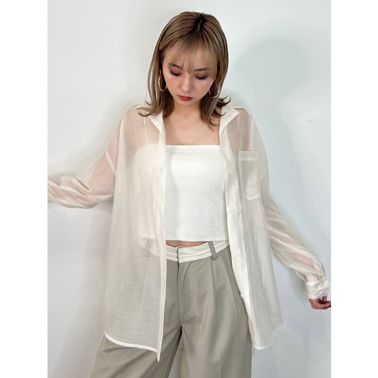 エアリールーズシャツ | EMODA | 詳細画像27 