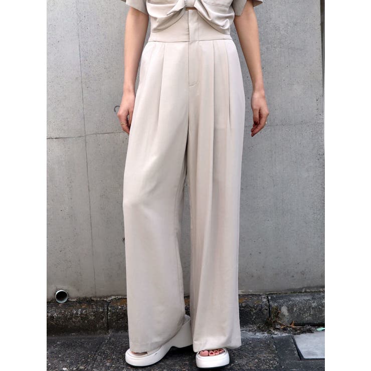 スーパーハイウエストワイドパンツ[品番：MKSW0050124]｜EMODA（エモダ
