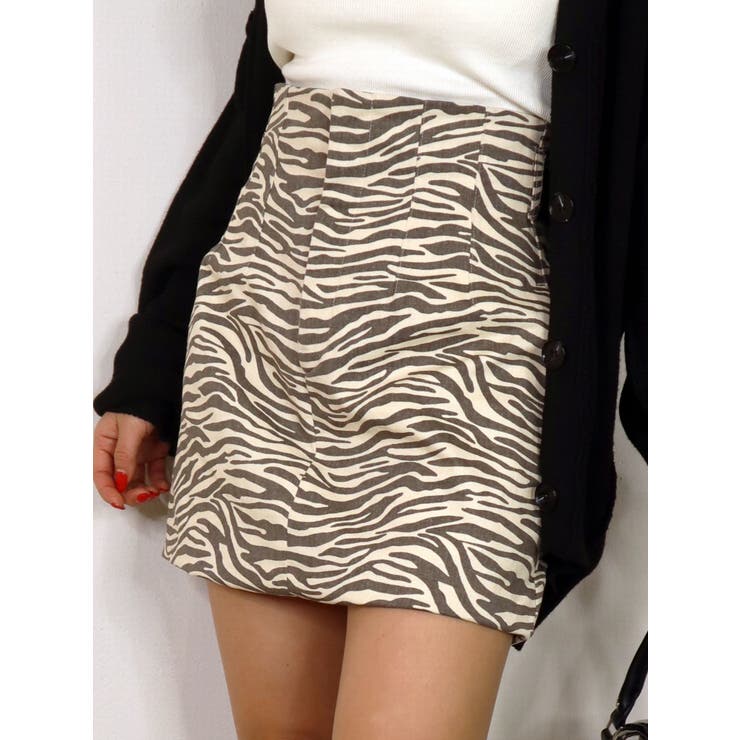 ライトミックス | ハイウエストタックスカート | EMODA