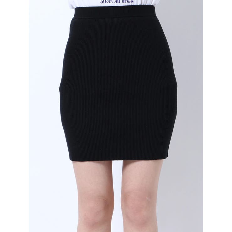 ミニマルリブスカート | EMODA | 詳細画像10 