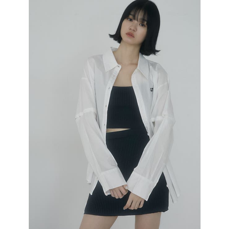 ミニマルリブスカート | EMODA | 詳細画像21 