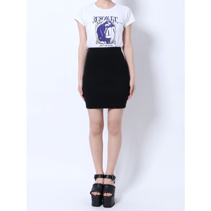 ミニマルリブスカート | EMODA | 詳細画像28 