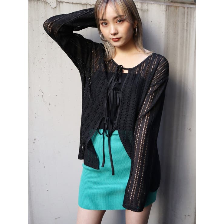 ミニマルリブスカート | EMODA | 詳細画像5 