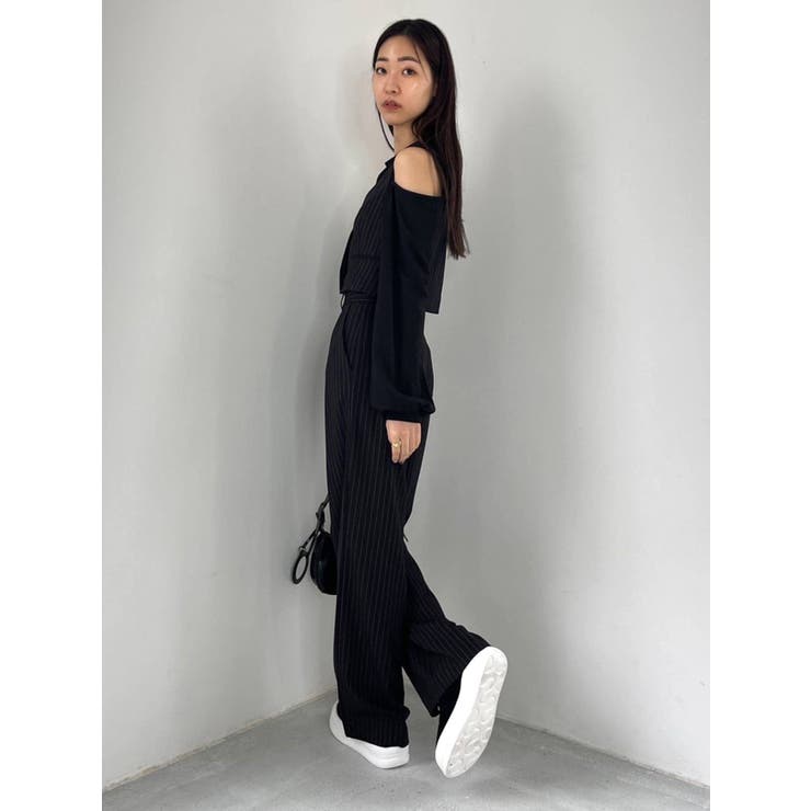 ショルダーカットルーズトップス[品番：MKSW0049529]｜EMODA