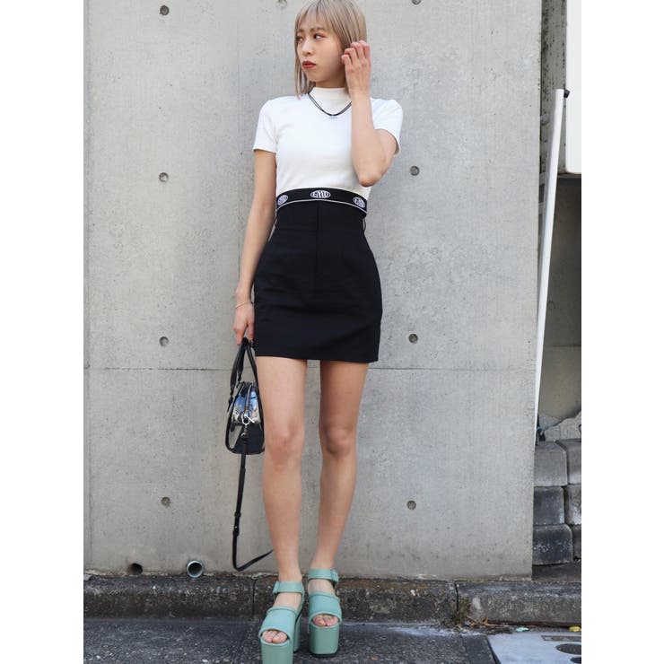 ジャガードフィットTシャツ | EMODA | 詳細画像5 