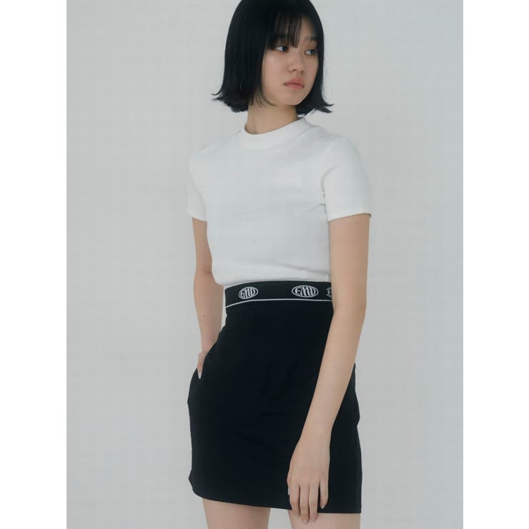 ジャガードフィットTシャツ | EMODA | 詳細画像7 