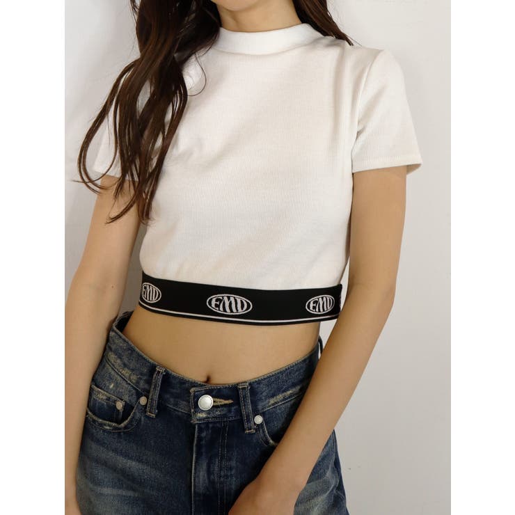 ジャガードフィットTシャツ | EMODA | 詳細画像9 