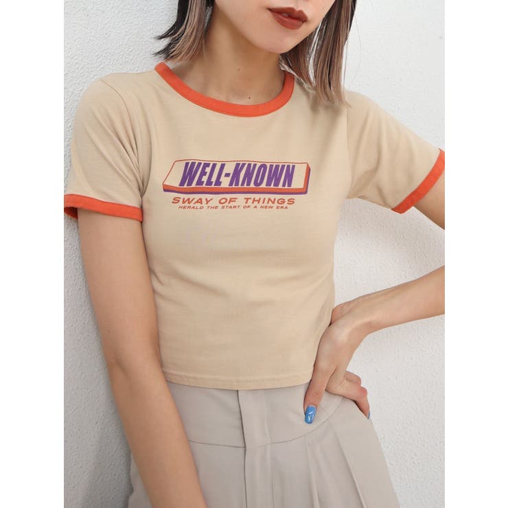 リンガーミニTシャツ[品番：MKSW0050135]｜EMODA（エモダ）の