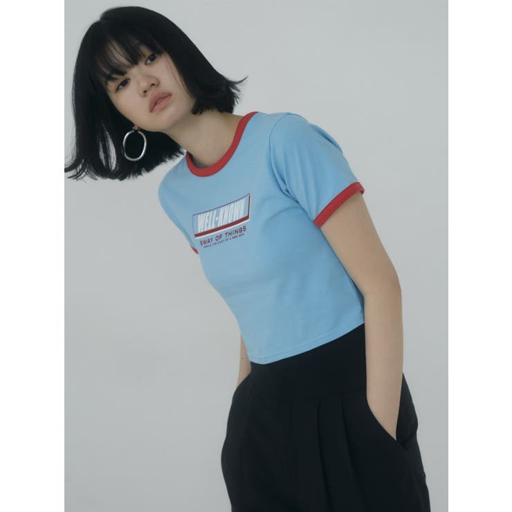 リンガーミニTシャツ[品番：MKSW0050135]｜EMODA（エモダ）のレディースファッション通販｜SHOPLIST（ショップリスト）