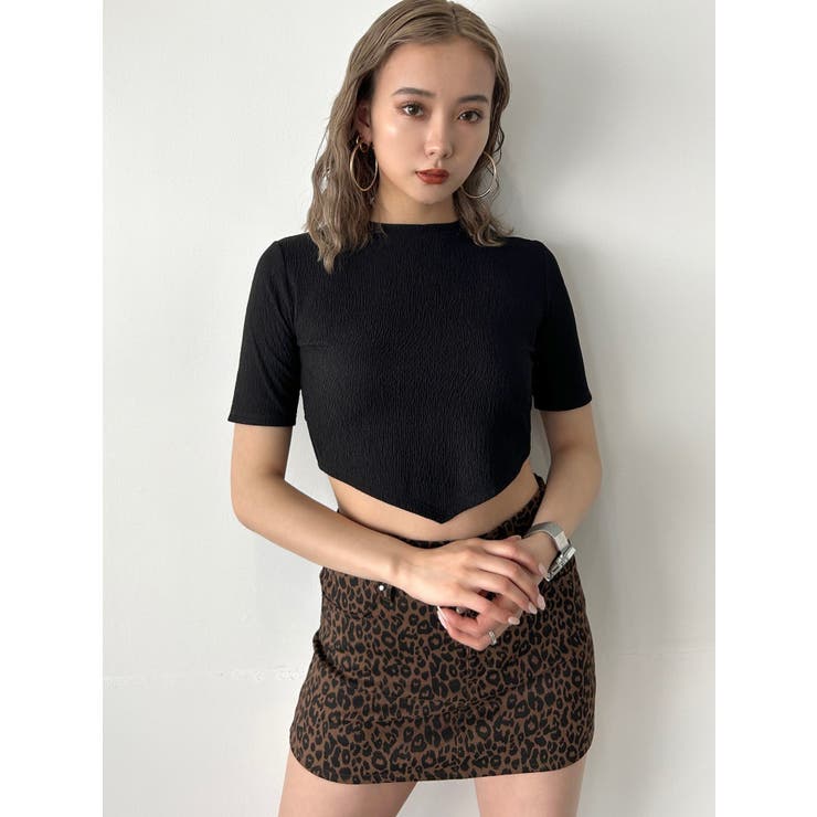 バックタイスカーフTシャツ | EMODA | 詳細画像13 