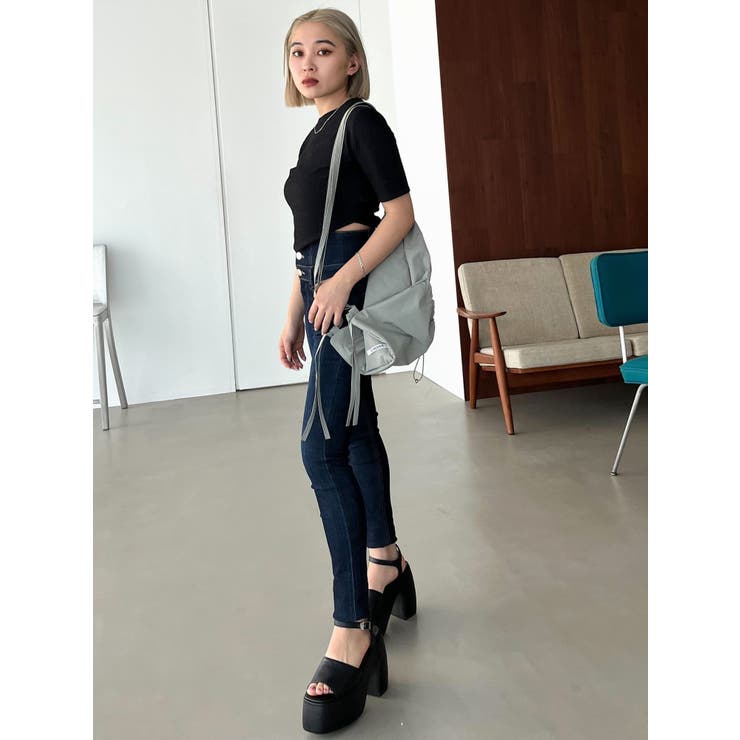 バックタイスカーフTシャツ | EMODA | 詳細画像19 