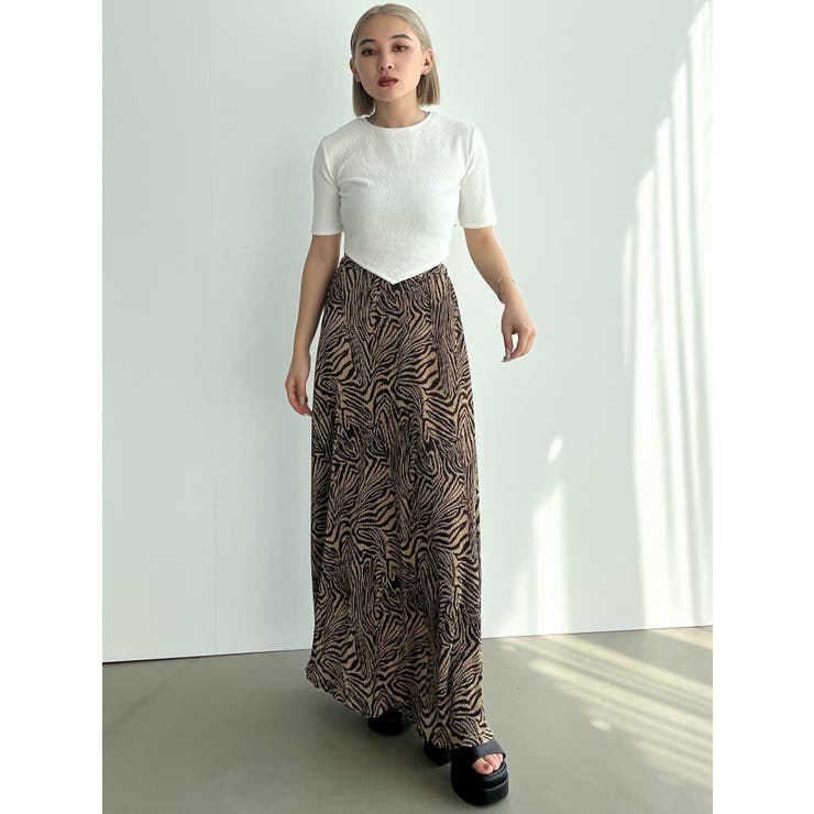 バックタイスカーフTシャツ | EMODA | 詳細画像21 