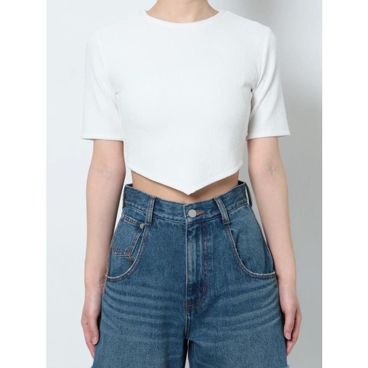 バックタイスカーフTシャツ | EMODA | 詳細画像31 