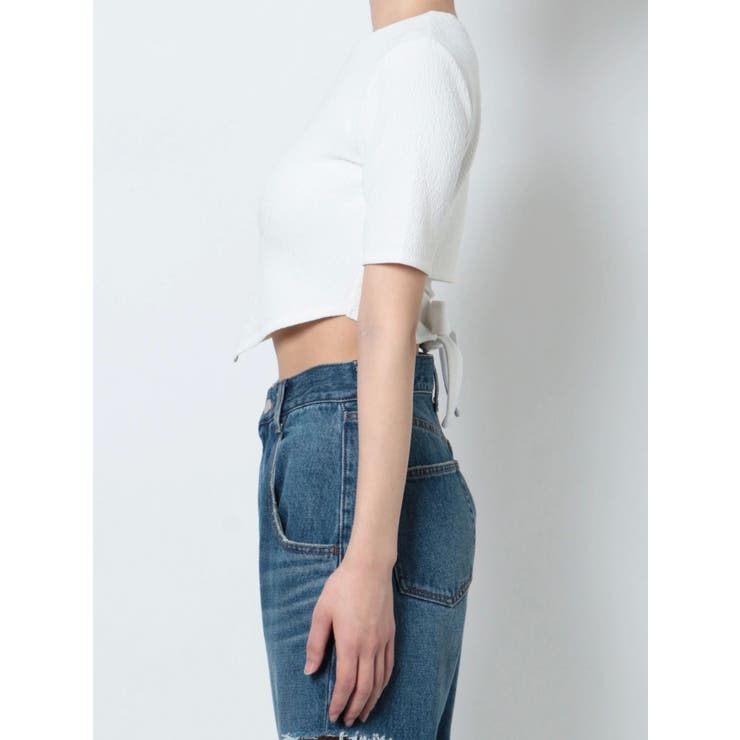 バックタイスカーフTシャツ | EMODA | 詳細画像32 