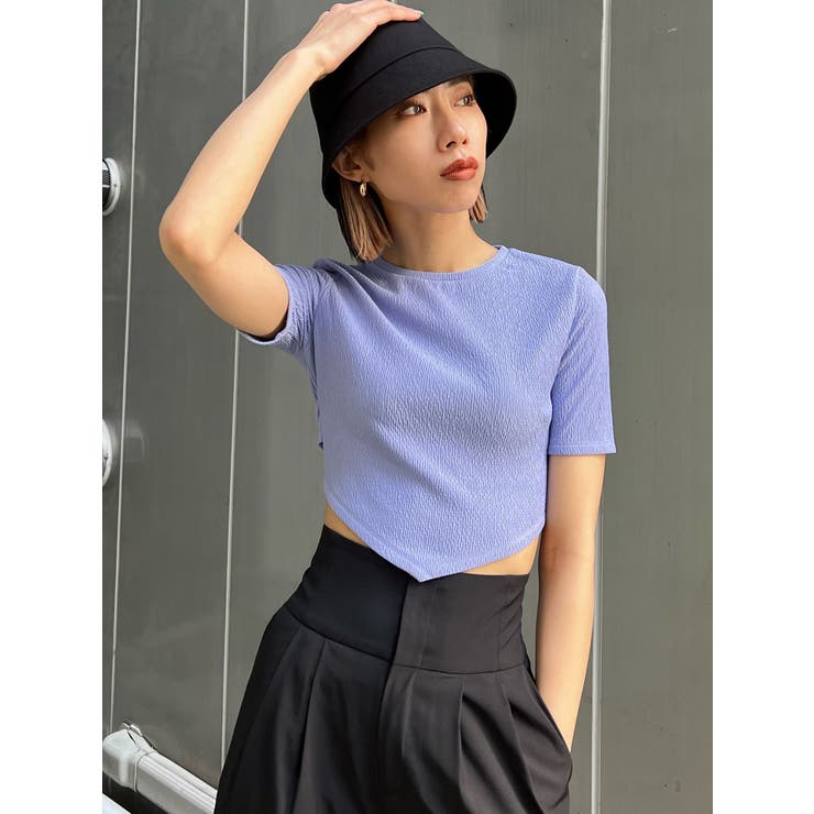 バックタイスカーフTシャツ | EMODA | 詳細画像7 