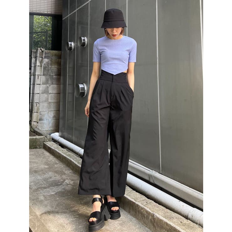 バックタイスカーフTシャツ | EMODA | 詳細画像9 