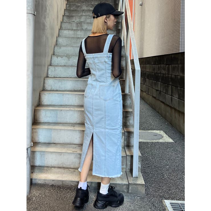 AMERI JAPAN DENIM TWIN FLARE SKIRT 最新作 - スカート