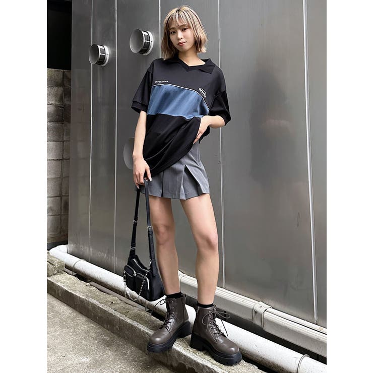 ボックスプリーツミニスカート[品番：MKSW0051569]｜EMODA（エモダ）の