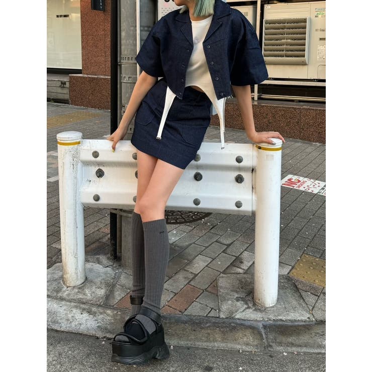 andmary Emma pocket mini skirt beige - メルカリ