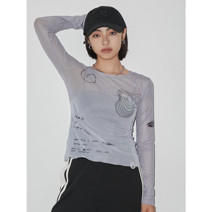 シアープリントスキントップス[品番：MKSW0051918]｜EMODA（エモダ）の