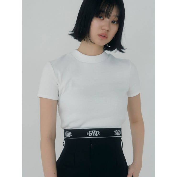 ジャガードフィットTシャツ | EMODA | 詳細画像6 