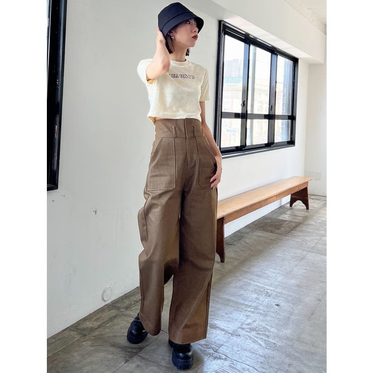 TEEN BOOP エンブロイダリーフリースTOPS エンブロイダリービッグTee