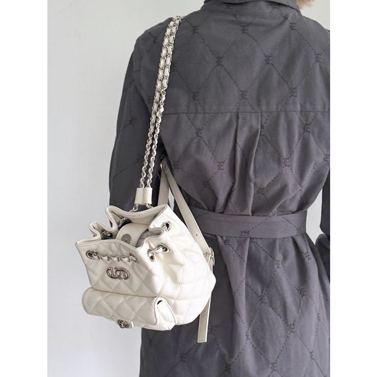 emoda 2way バッグ新品キルティングチェーンバッグ