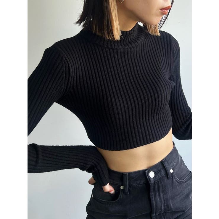 EMODA クロップドファーコート タートルネック EMODA クロップドファーコート タートルネック EMODA ニット