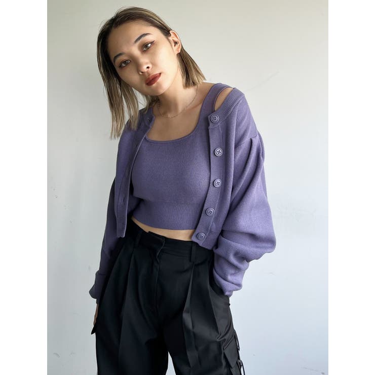 HANITA 売れ筋商品|||ハニタ ニット&セーター アウター レディース Sweaters Purple OVERSIZED ALPACA-BLEND JUMPER オーバーサイズ アルパカ