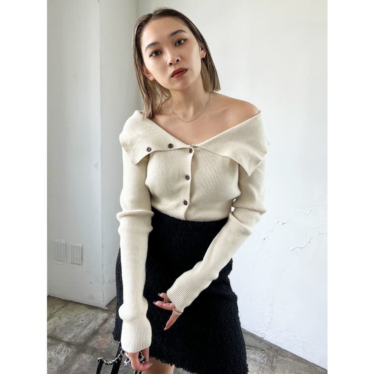 新品お値下げ❣️モラビトブラン お洒落Aラインニット サイズM