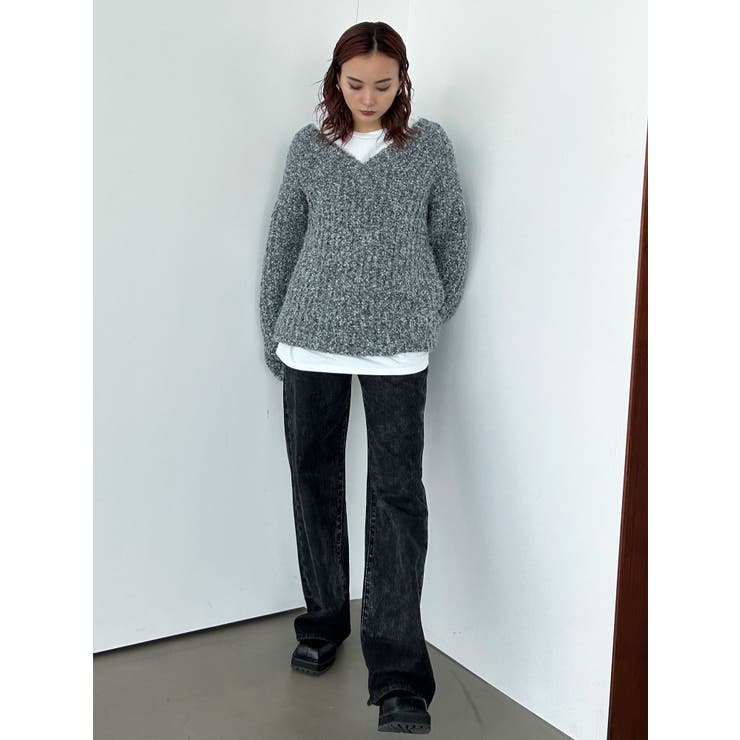 リゼッタ Lisette ノヴェラ バルキーニット バルキールーズVニット[品番：MKSW0053867]｜EMODA（エモダ）の